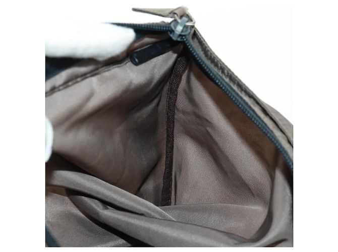Borsa a Spalla PRADA Nylon Beige Argento Autentica ep12552 - vista 20