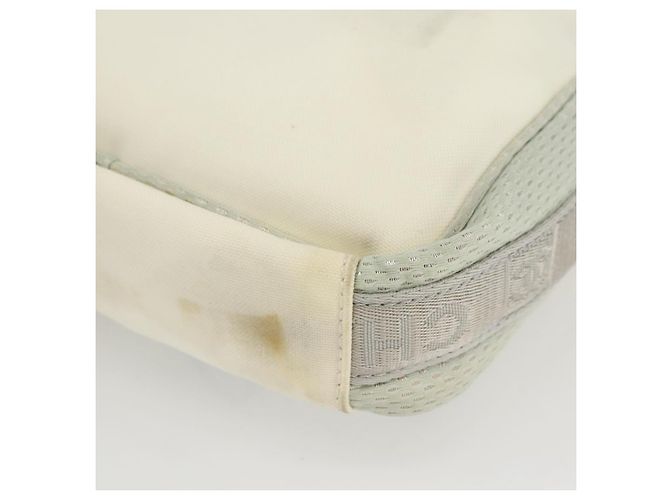 Borsa a Spalla CHANEL Sports Line in Tela Bianca Argento CC Auth BA9407 Bianco - vista 12