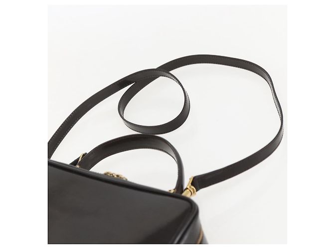 GUCCI Vanity Bag Emaille 2way Braun Gold 000 2122 0565 Auth am10324 Golden - Ansicht 10