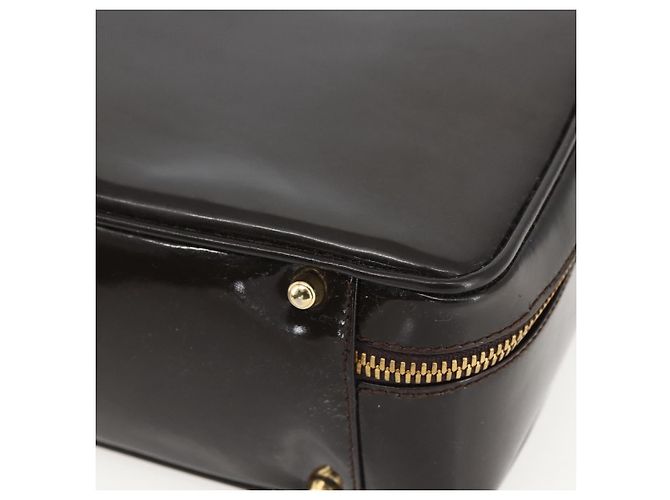 GUCCI Vanity Bag Emaille 2way Braun Gold 000 2122 0565 Auth am10324 Golden - Ansicht 12