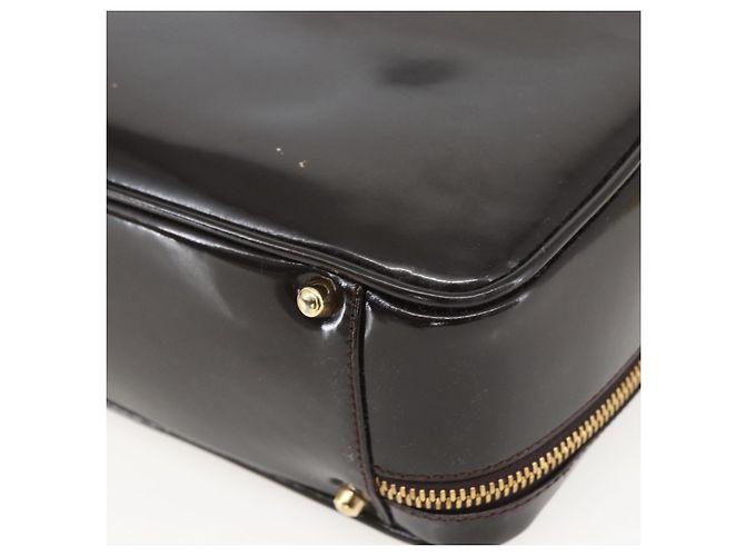 GUCCI Vanity Bag Emaille 2way Braun Gold 000 2122 0565 Auth am10324 Golden - Ansicht 14