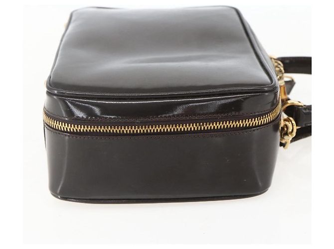 GUCCI Vanity Bag Emaille 2way Braun Gold 000 2122 0565 Auth am10324 Golden - Ansicht 5