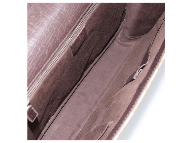 GUCCI GG Supreme Business Bag PVC Beige 34044 Auth ar13890 - Ansicht 19