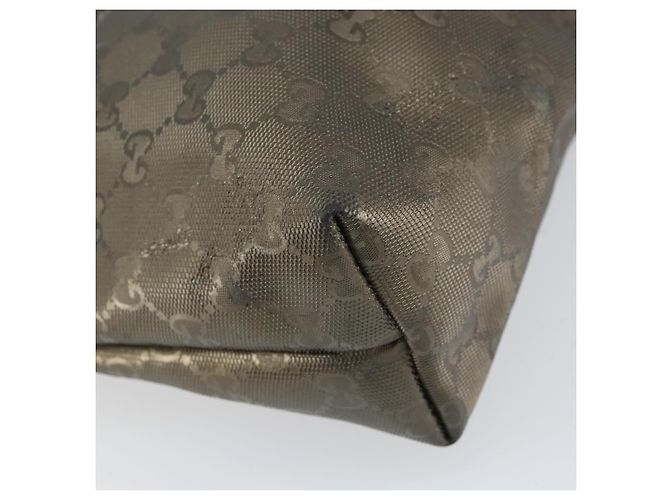 Bolso Tote GG Cristal GUCCI Bronce Plata 211138 Auth gh1536 - vista 11