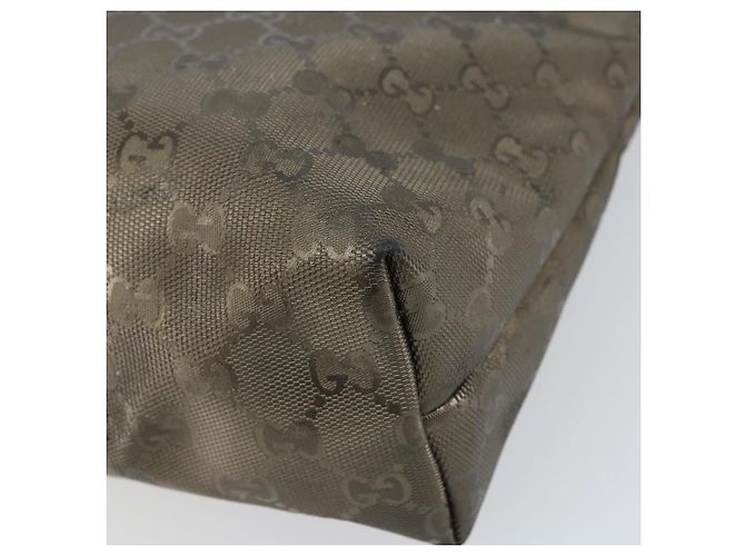 Bolso Tote GG Cristal GUCCI Bronce Plata 211138 Auth gh1536 - vista 12