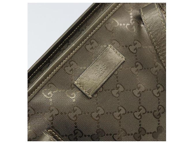 Bolso Tote GG Cristal GUCCI Bronce Plata 211138 Auth gh1536 - vista 14