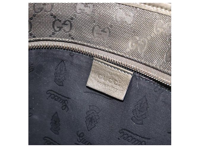 Bolso Tote GG Cristal GUCCI Bronce Plata 211138 Auth gh1536 - vista 16