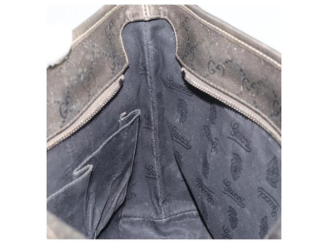 Bolso Tote GG Cristal GUCCI Bronce Plata 211138 Auth gh1536 - vista 19