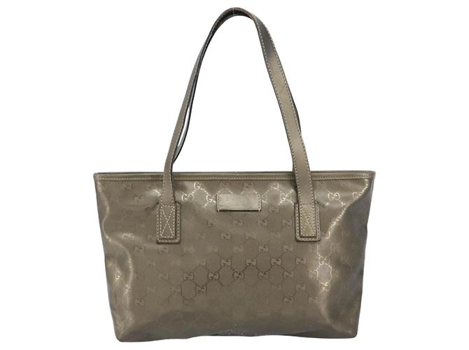 Bolso Tote GG Cristal GUCCI Bronce Plata 211138 Auth gh1536 - vista 2