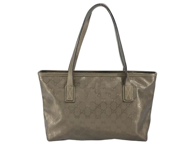 Bolso Tote GG Cristal GUCCI Bronce Plata 211138 Auth gh1536 - vista 3