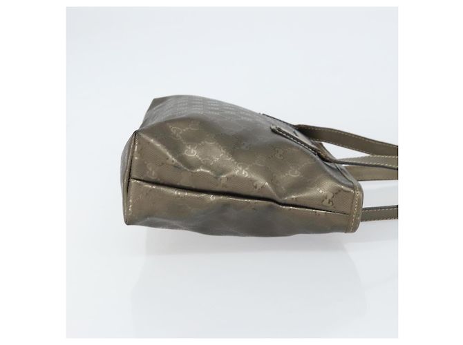 Bolso Tote GG Cristal GUCCI Bronce Plata 211138 Auth gh1536 - vista 4