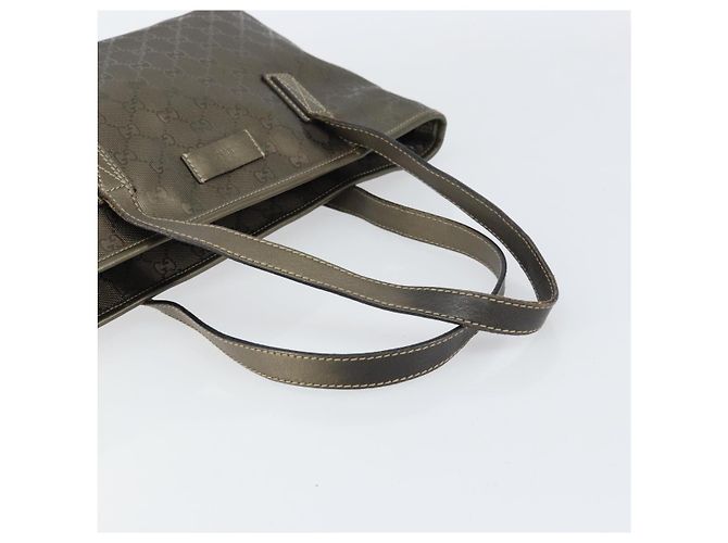Bolso Tote GG Cristal GUCCI Bronce Plata 211138 Auth gh1536 - vista 7