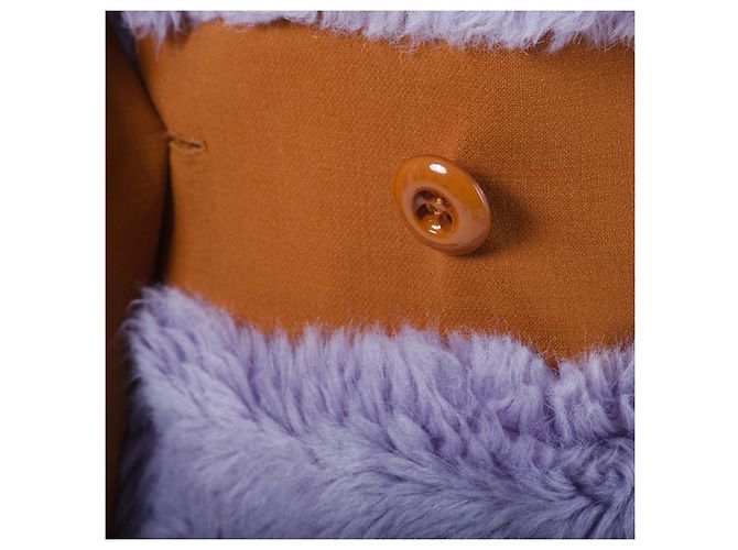 Autre Marque Vivetta Faux Fur Panelled Vest Purple - view 10