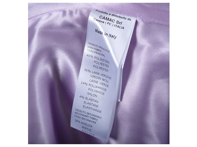 Autre Marque Vivetta Faux Fur Panelled Vest Purple - view 7