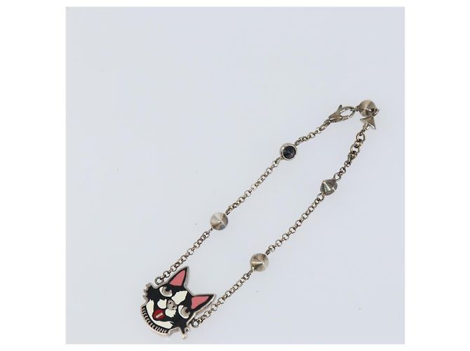 Bracciale GUCCI Ag925 BOSCO&ORSO Argento Auth 159492M - vista 2