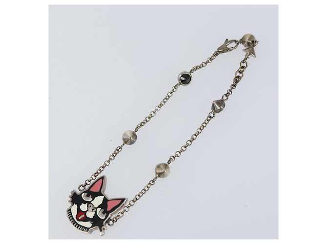 Bracciale GUCCI Ag925 BOSCO&ORSO Argento Auth 159492M - vista 4