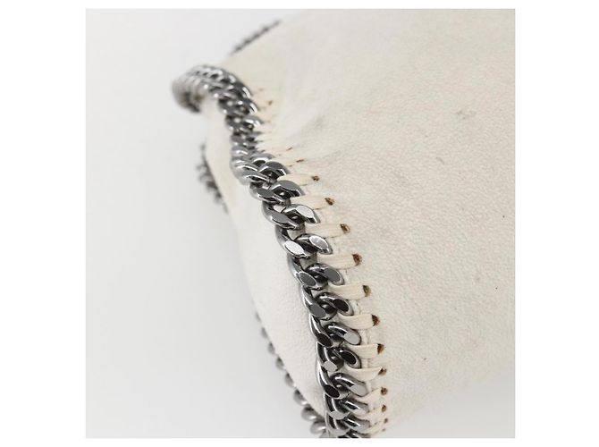 Autre Marque Stella McCartney Kette Falabella Mini Tasche Polyester 2way 371223 Auth BA9423 Silber Weiß - Ansicht 13