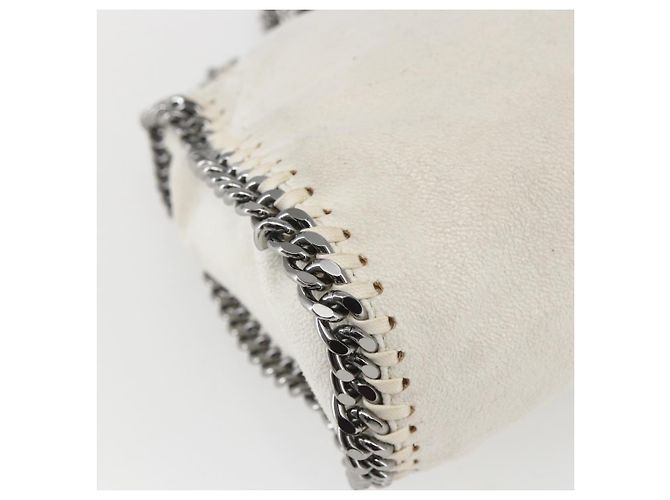 Autre Marque Stella McCartney Kette Falabella Mini Tasche Polyester 2way 371223 Auth BA9423 Silber Weiß - Ansicht 15