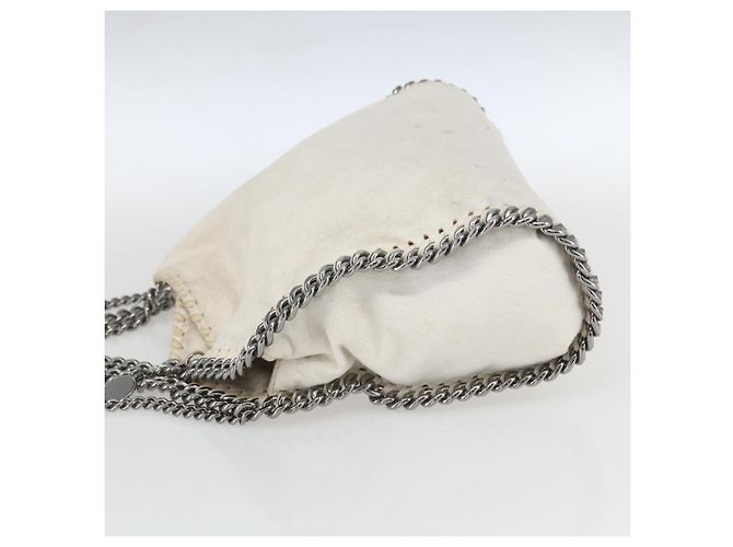 Autre Marque Stella McCartney Kette Falabella Mini Tasche Polyester 2way 371223 Auth BA9423 Silber Weiß - Ansicht 5