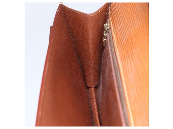 LOUIS VUITTON Borsa a Mano Dragonne Epi Serie Beige LV Auth ep12601 - vista 18