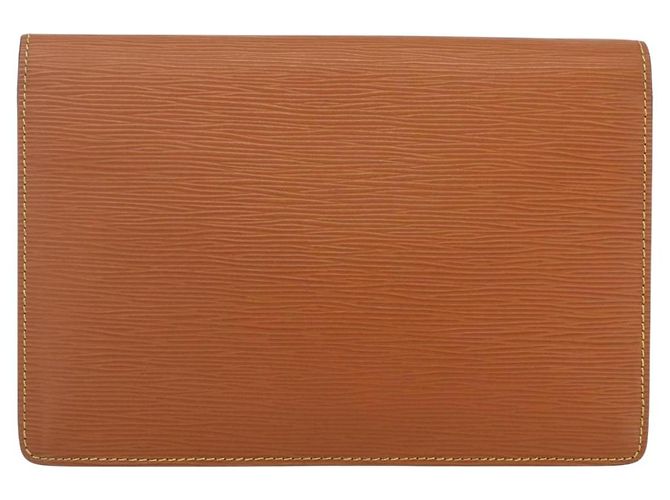 LOUIS VUITTON Borsa a Mano Dragonne Epi Serie Beige LV Auth ep12601 - vista 3