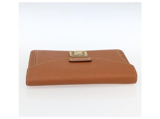 LOUIS VUITTON Borsa a Mano Dragonne Epi Serie Beige LV Auth ep12601 - vista 6