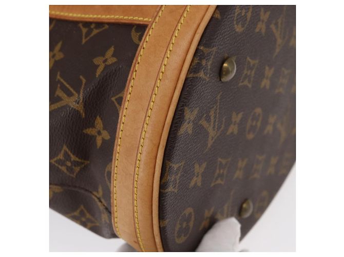LOUIS VUITTON Borsa a Spalla Monogram Bucket GM M42236 LV Auth ka1351 Monogramma - vista 10