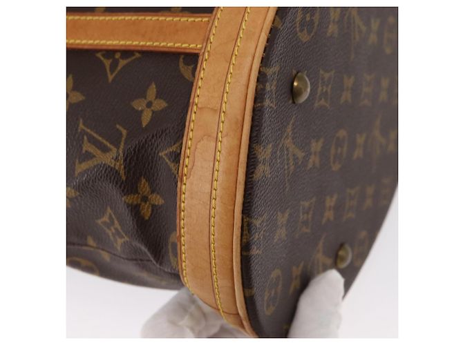 LOUIS VUITTON Borsa a Spalla Monogram Bucket GM M42236 LV Auth ka1351 Monogramma - vista 12