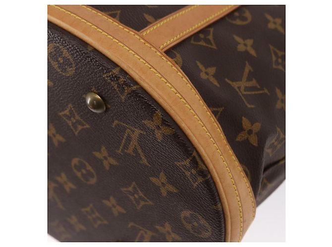 LOUIS VUITTON Borsa a Spalla Monogram Bucket GM M42236 LV Auth ka1351 Monogramma - vista 13