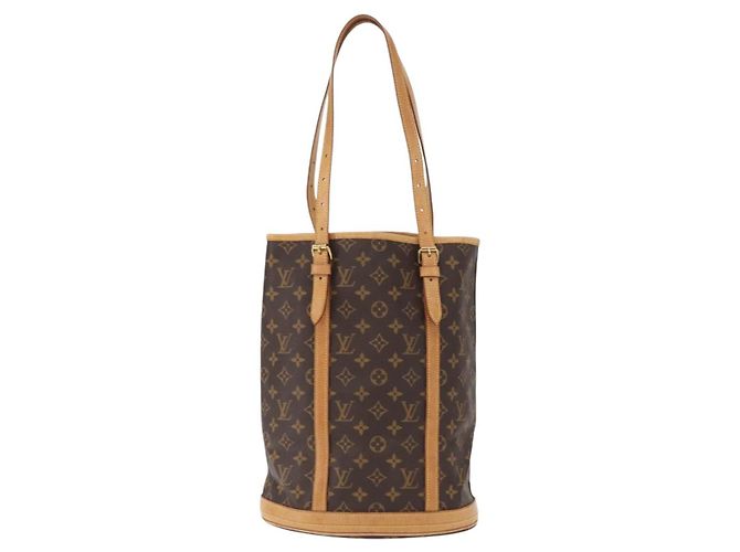 LOUIS VUITTON Borsa a Spalla Monogram Bucket GM M42236 LV Auth ka1351 Monogramma - vista 2