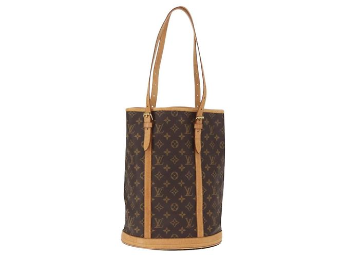 LOUIS VUITTON Borsa a Spalla Monogram Bucket GM M42236 LV Auth ka1351 Monogramma - vista 3
