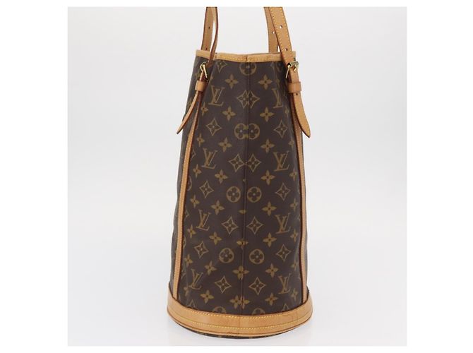LOUIS VUITTON Borsa a Spalla Monogram Bucket GM M42236 LV Auth ka1351 Monogramma - vista 4