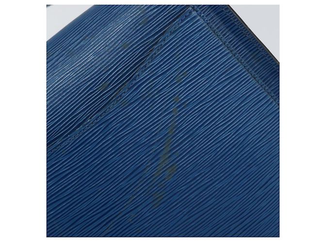 LOUIS VUITTON Borsa a Spalla Epi Saint Cloud GM Blu Toledo M52195 LV Auth 159383 - vista 14