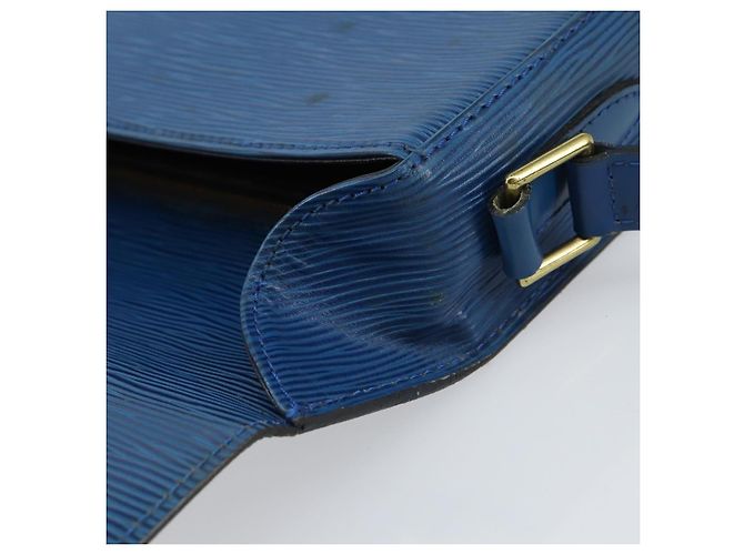 LOUIS VUITTON Borsa a Spalla Epi Saint Cloud GM Blu Toledo M52195 LV Auth 159383 - vista 17