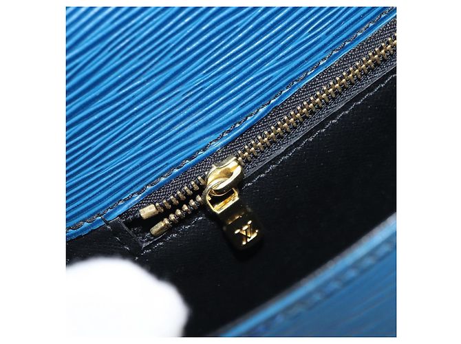 LOUIS VUITTON Borsa a Spalla Epi Saint Cloud GM Blu Toledo M52195 LV Auth 159383 - vista 23