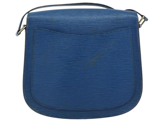 LOUIS VUITTON Borsa a Spalla Epi Saint Cloud GM Blu Toledo M52195 LV Auth 159383 - vista 3