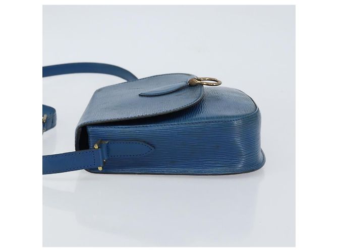 LOUIS VUITTON Borsa a Spalla Epi Saint Cloud GM Blu Toledo M52195 LV Auth 159383 - vista 5
