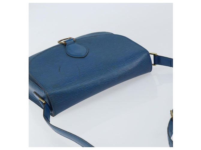 LOUIS VUITTON Borsa a Spalla Epi Saint Cloud GM Blu Toledo M52195 LV Auth 159383 - vista 6