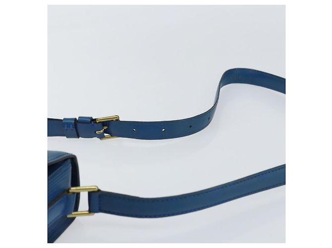 LOUIS VUITTON Borsa a Spalla Epi Saint Cloud GM Blu Toledo M52195 LV Auth 159383 - vista 8