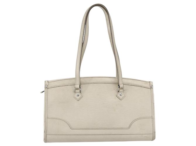 LOUIS VUITTON Borsa a Mano Epi Madeleine PM Bianca Yvoire M5933J LV Auth 160228 Bianco - vista 2