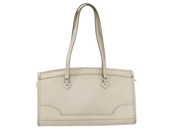 LOUIS VUITTON Borsa a Mano Epi Madeleine PM Bianca Yvoire M5933J LV Auth 160228 Bianco - vista 3