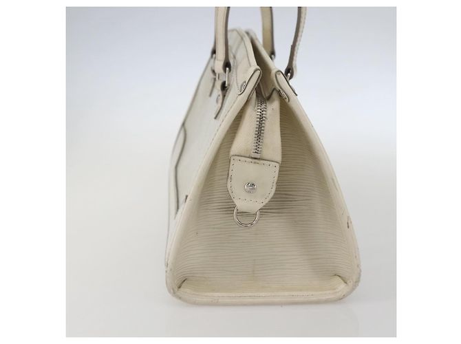 LOUIS VUITTON Borsa a Mano Epi Madeleine PM Bianca Yvoire M5933J LV Auth 160228 Bianco - vista 5