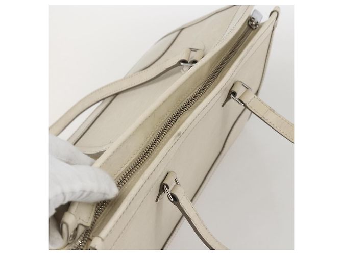 LOUIS VUITTON Borsa a Mano Epi Madeleine PM Bianca Yvoire M5933J LV Auth 160228 Bianco - vista 6