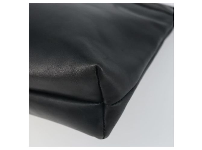 Borsa a Spalla Salvatore Ferragamo in Pelle Nera e Oro Auth BA9418 Nero D'oro - vista 10