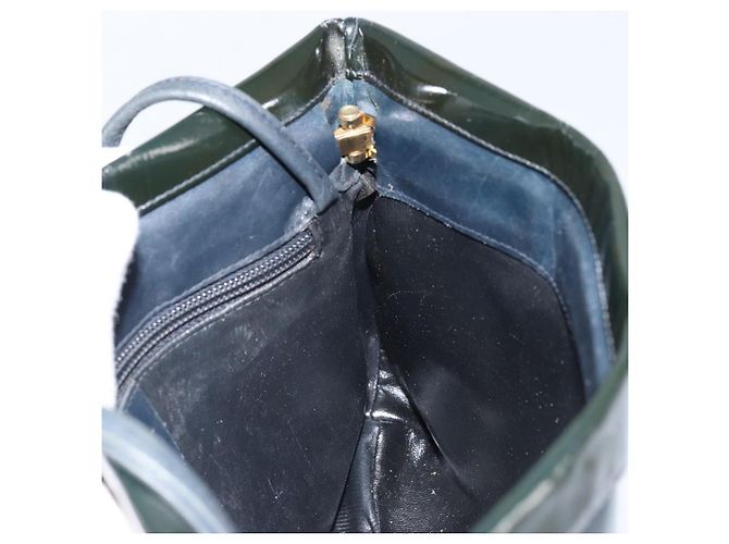 Borsa a Spalla Salvatore Ferragamo in Pelle Nera e Oro Auth BA9418 Nero D'oro - vista 17