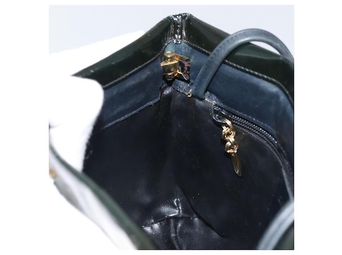 Borsa a Spalla Salvatore Ferragamo in Pelle Nera e Oro Auth BA9418 Nero D'oro - vista 18