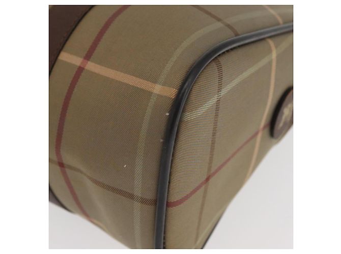 Autre Marque Borsa a mano in tela Nova Check Burberrys Khaki Oro Auth ti3581 D'oro Cachi - vista 11