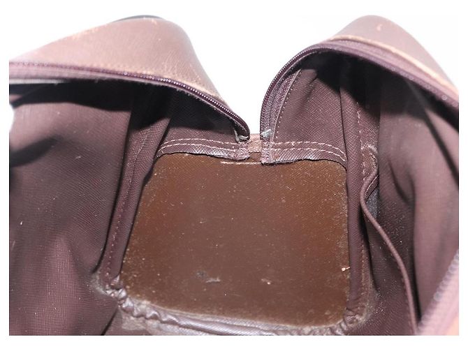 Autre Marque Borsa a mano in tela Nova Check Burberrys Khaki Oro Auth ti3581 D'oro Cachi - vista 18
