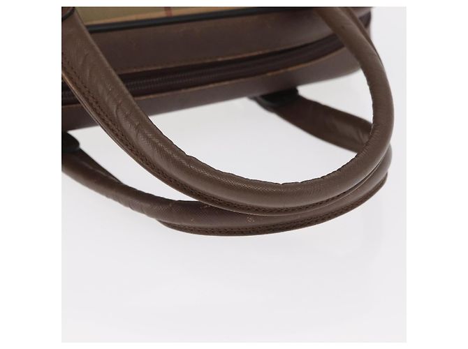 Autre Marque Borsa a mano in tela Nova Check Burberrys Khaki Oro Auth ti3581 D'oro Cachi - vista 7
