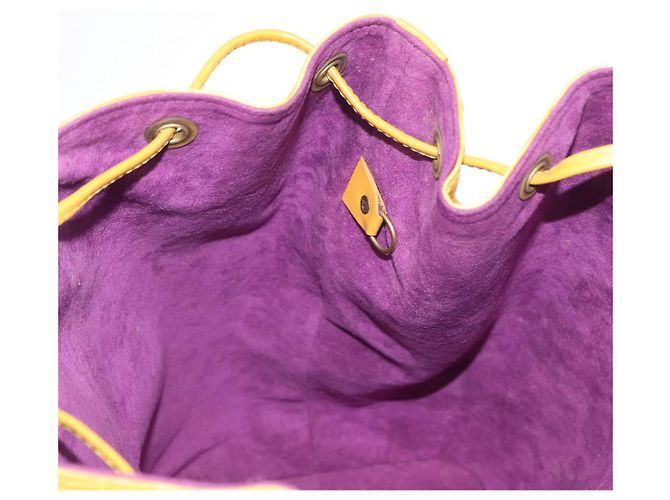 LOUIS VUITTON Borsa a Spalla Epi Noe Tassili Gialla M44009 LV Auth 158235 - vista 17